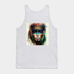 Powerful Egyptian Warrior Woman #10 Tank Top